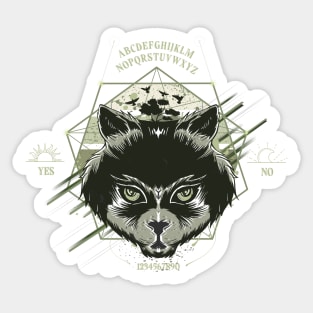 Ouija Cat Sticker